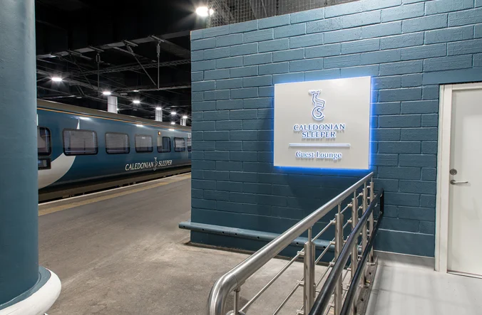 Accessible access Caledonian Sleeper Euston Guest Lounge