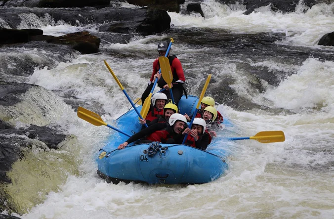 People rafting