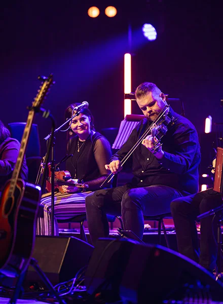 Celtic Connections playing on stage.