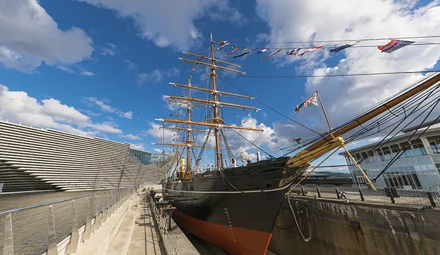 Exterior of the V&A in Dundee.