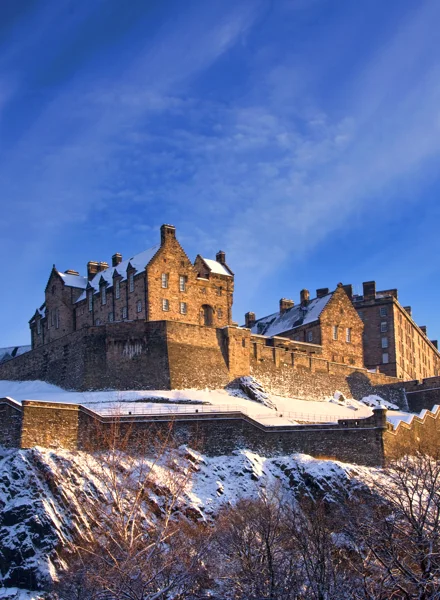 Edinburgh Castle in the Snow