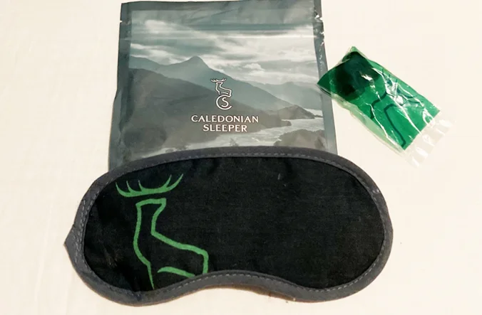 Caledonian Sleeper sleep kit