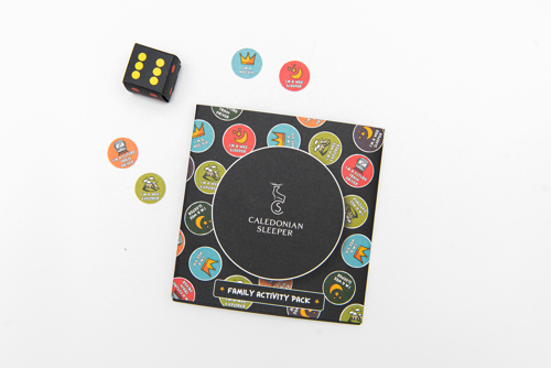 A Caledonian Sleeper games kit