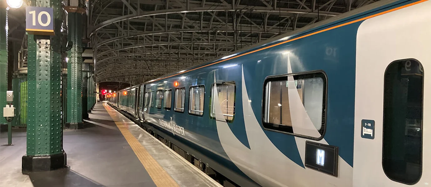 Caledonian Sleeper at Glasgow Central