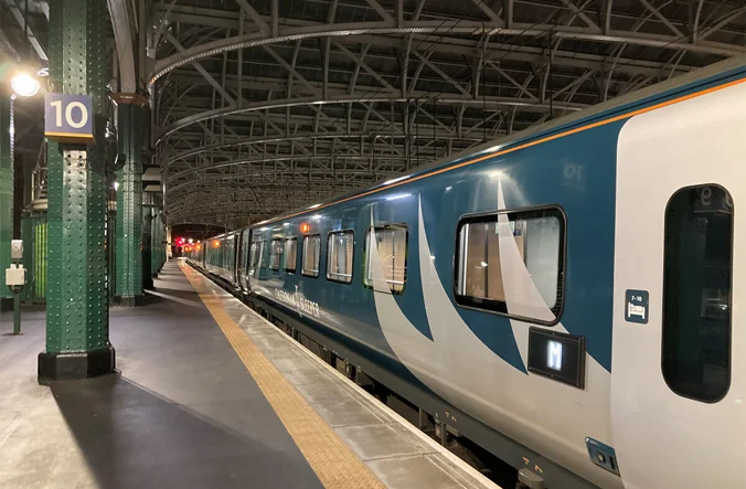 Caledonian Sleeper at Glasgow Central