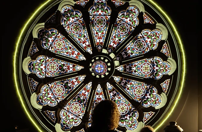 Rose Window at Inverness Castle