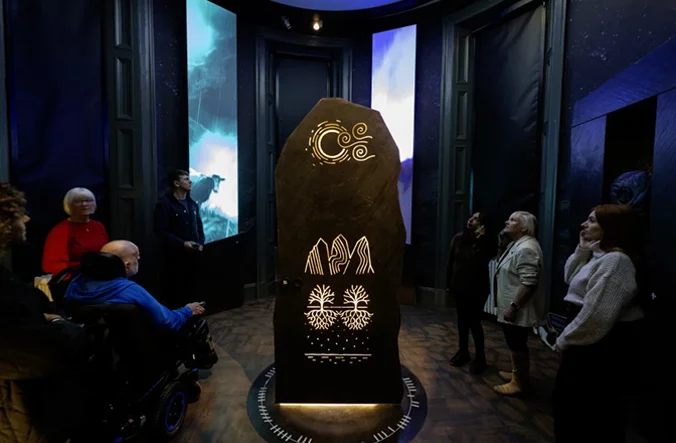 The Standing stone at Inverness Castle.