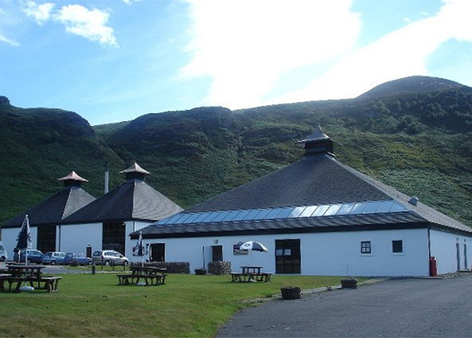 Exterior of the Lochranza Distillery