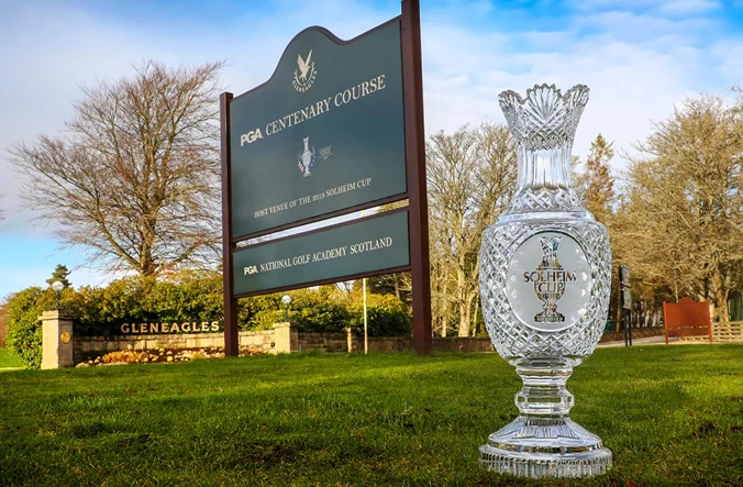 Open trophy at Gleneagles