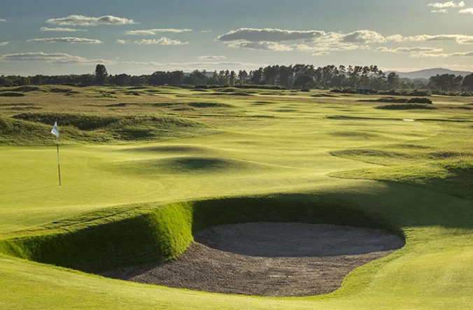 The course for the Carnoustie Championships.