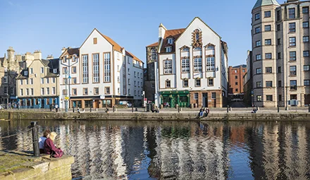 The shore in Leith
