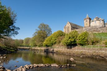 Dunblane Cathedral and River Allan
