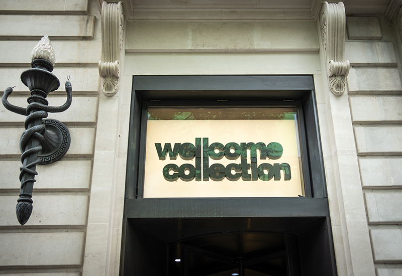 The Wellcome Collection sign