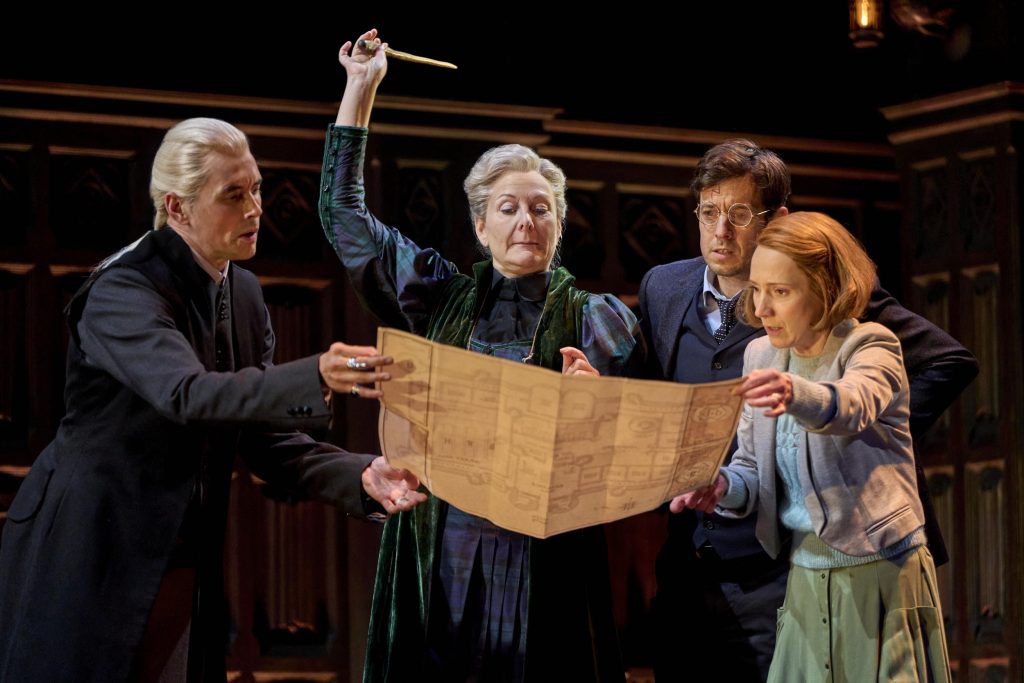 Actors on stage in Harry Potter and the Cursed Child